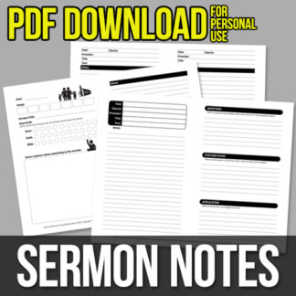 Sermon Notes (PDF)