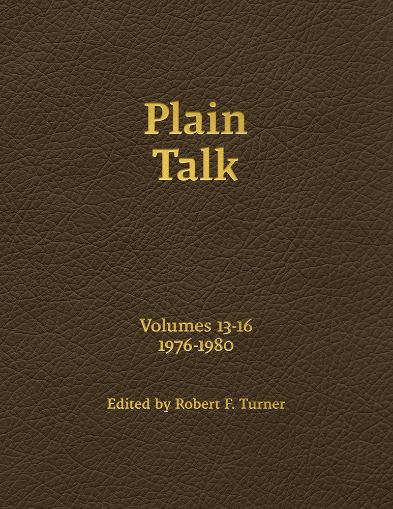 Plain Talk: Volumes 13-16 (1976-1980)